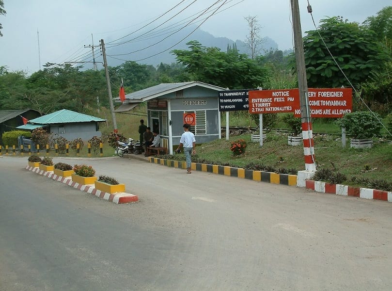 При попытке пересечь тайскую границу задержали десятки нелегалов из Мьянмы